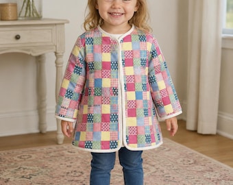 Quilted “coat of many colors”