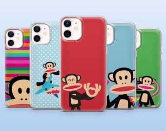 Paul Frank Phone Case Julius Monkey Cover for iPhone 18Pro, 17, 17Pro, 16e, 15, 14, 13, Samsung S26, S25, A17, A57, Pixel 11, 10, 9A, 8