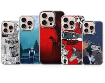 Beastars Legoshi Phone Case Anime Wolf Dramatic Cover for iPhone 18Pro, 17, 16e, 15, 14, 13, 12, Samsung S26, S25, A17, A57, Pixel 11, 10, 9