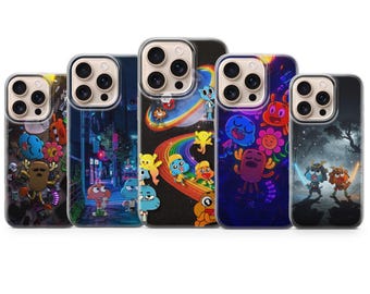 Gumball Phone Case Colorful Cartoon Comedy Cover for iPhone 18Pro, 17, 16e, 15, 14, 13, 12, Samsung S26, S25, A17, A57, Pixel 11, 10, 9A, 8