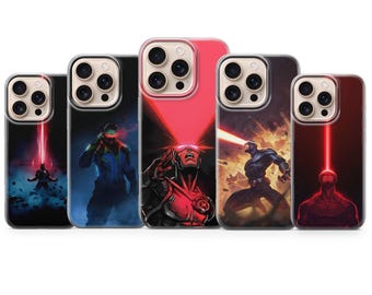 Cyclops Phone Case X-Men Mutant Hero Marvel Cover for iPhone 17e, 17Pro, 16e, 15, 14, 13, 12, Samsung S26, S25, A17, A57, Pixel 10Pro, 9A