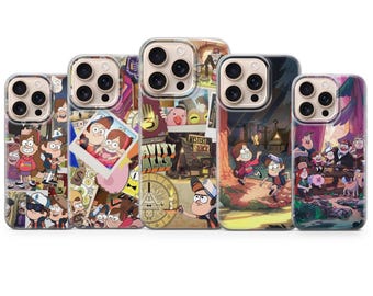 Gravity Falls Phone Case Mystery Cryptids Mabel Cover for iPhone 17, 17Pro, 16e, 15, 14, 13, 12, Samsung S26, S25, A17, A57, Pixel 10Pro, 9A