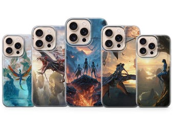 Avatar Phone Case Pandora Fantasy World Art Cover for iPhone 17e, 17Pro, 16e, 15, 14, 13, 12, Samsung S26, S25, A17, A57, Pixel 10Pro, 9A