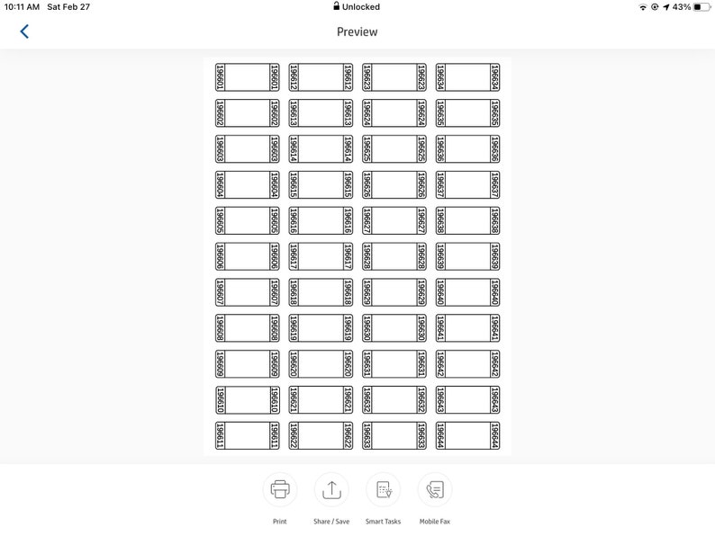 May include: A sheet of printable blank film strip labels. The labels are black and white and have a rectangular shape. Each label has a space for text and a small rectangle for a number.