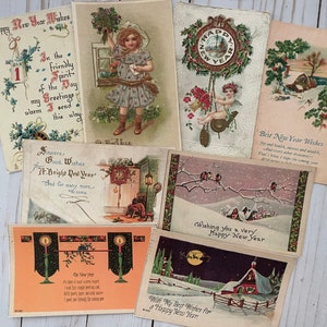 Cartes postales anciennes du Nouvel An