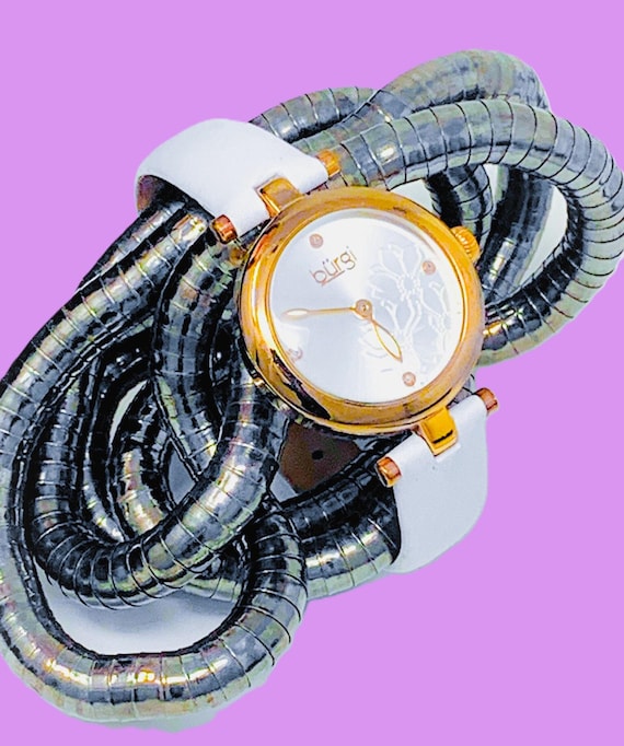 Bürgi BUR197WTR Rose Gold/stainless/floral Dial/white  display picture 3