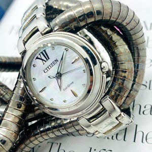 Citizen Mother of Pearl Watch Eco Drive - Etsy display picture 1