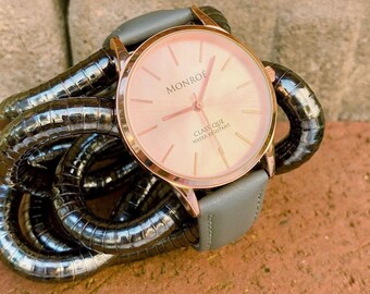 Wenger S.A.K. Swiss Women\'s Field Date Watch Silver Brown Leather 093.0690 Wenger SAK Design Swiss Army Knife Watch Women Date 30mm  main image 2