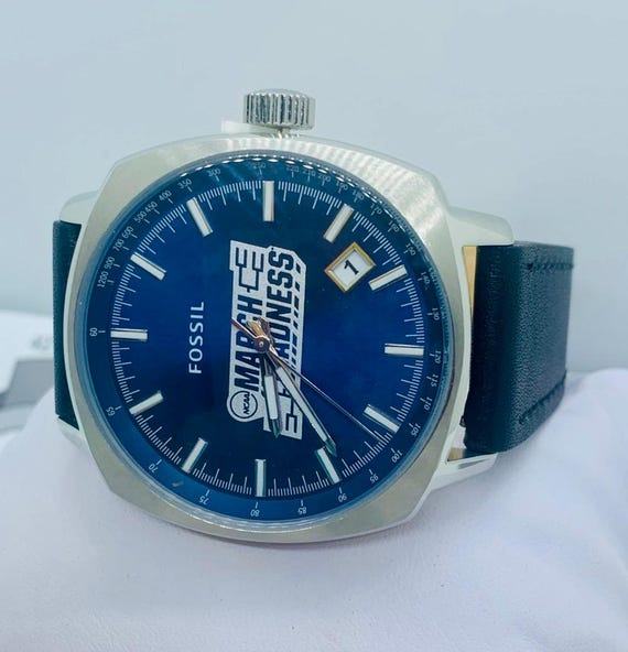 Fossil MARCH MADNESS PR5462 Stainless/blue Dial/black  display picture 2