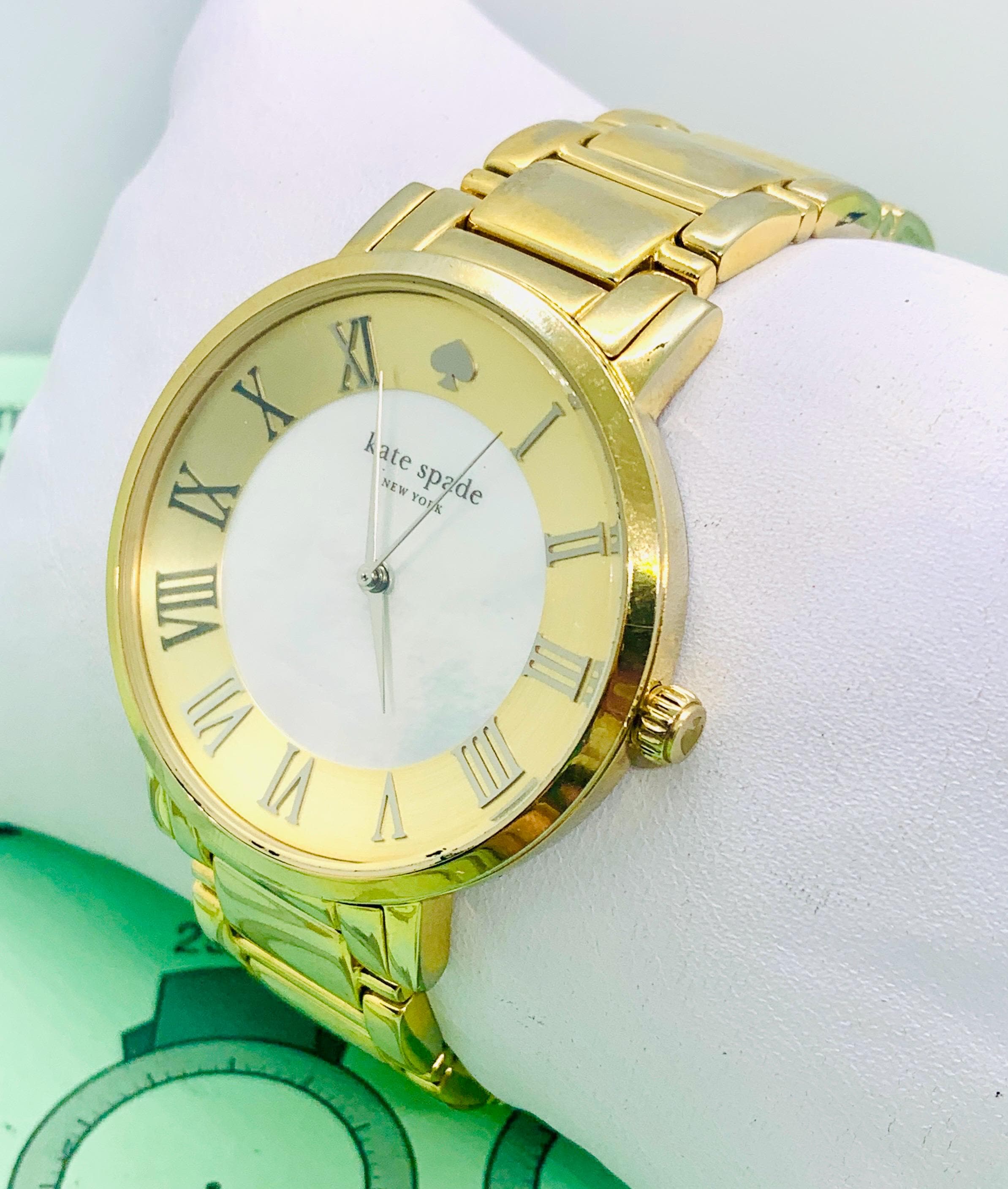 Kate Spade New York Delacorte Gold & White Watch kate spade new york Watches for Sale - eBay main image 2