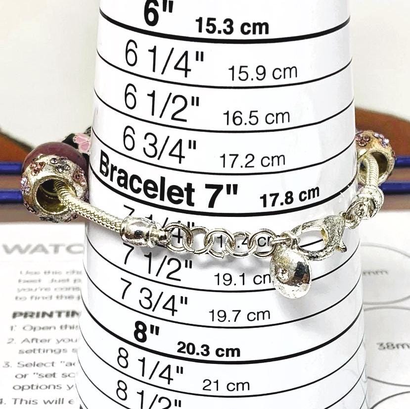 Figaro Beaded Purple Charm Bracelet Watch with Silver-Tone Accents Figaro Couture Watch Womens 26mm Beaded Bracelet Silver Tone  main image 4