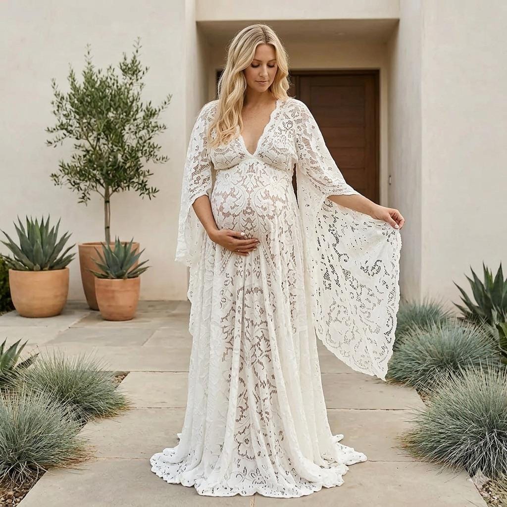 princess polly baby blue dress Long Sleeve Boho Wedding Dress