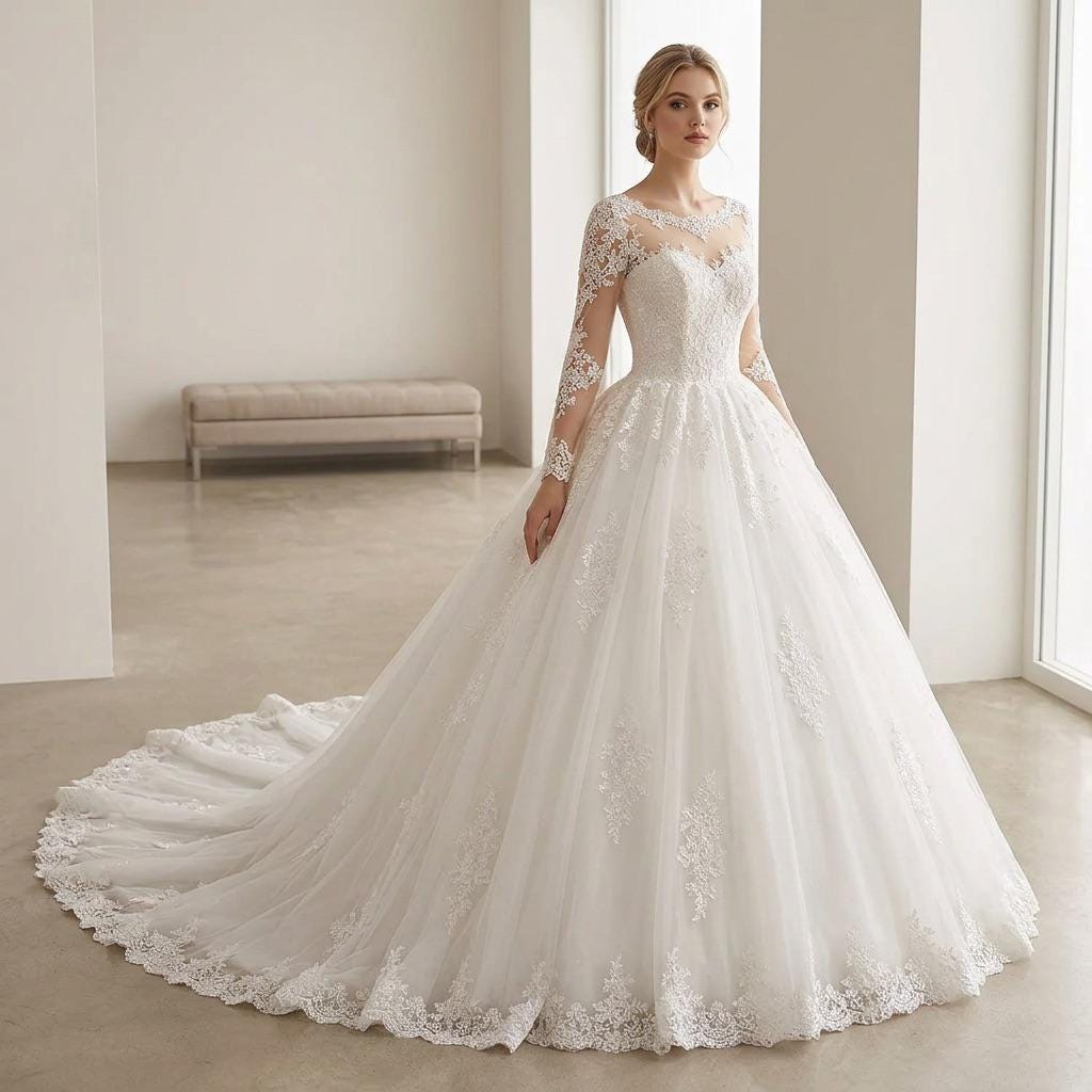 Slim Fit Bridal Gown - Etsy Slim Fit Bridal Gown - Etsy