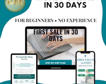 Online Income Guide, First 30 Days, Faceless Marketing, MRR Digital Product