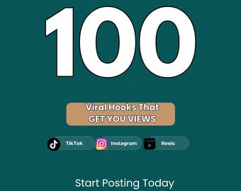 Viral Hooks für TikTok und Instagram 100 Content Ideen Faceless Content