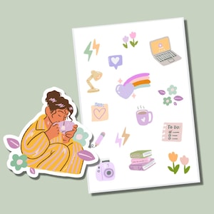 Lot planche et sticker Creative Flow