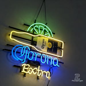 Corona Bottle Neon Sign - Etsy