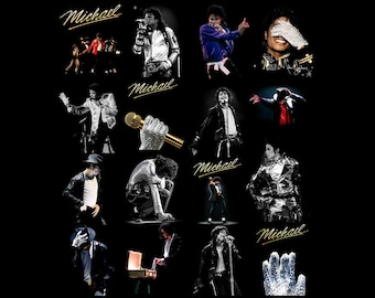 Bundles Michael Jackson PNG, King Of Pop Digital, Michael Fan Geschenk, Sublimationsdesign Download-Datei