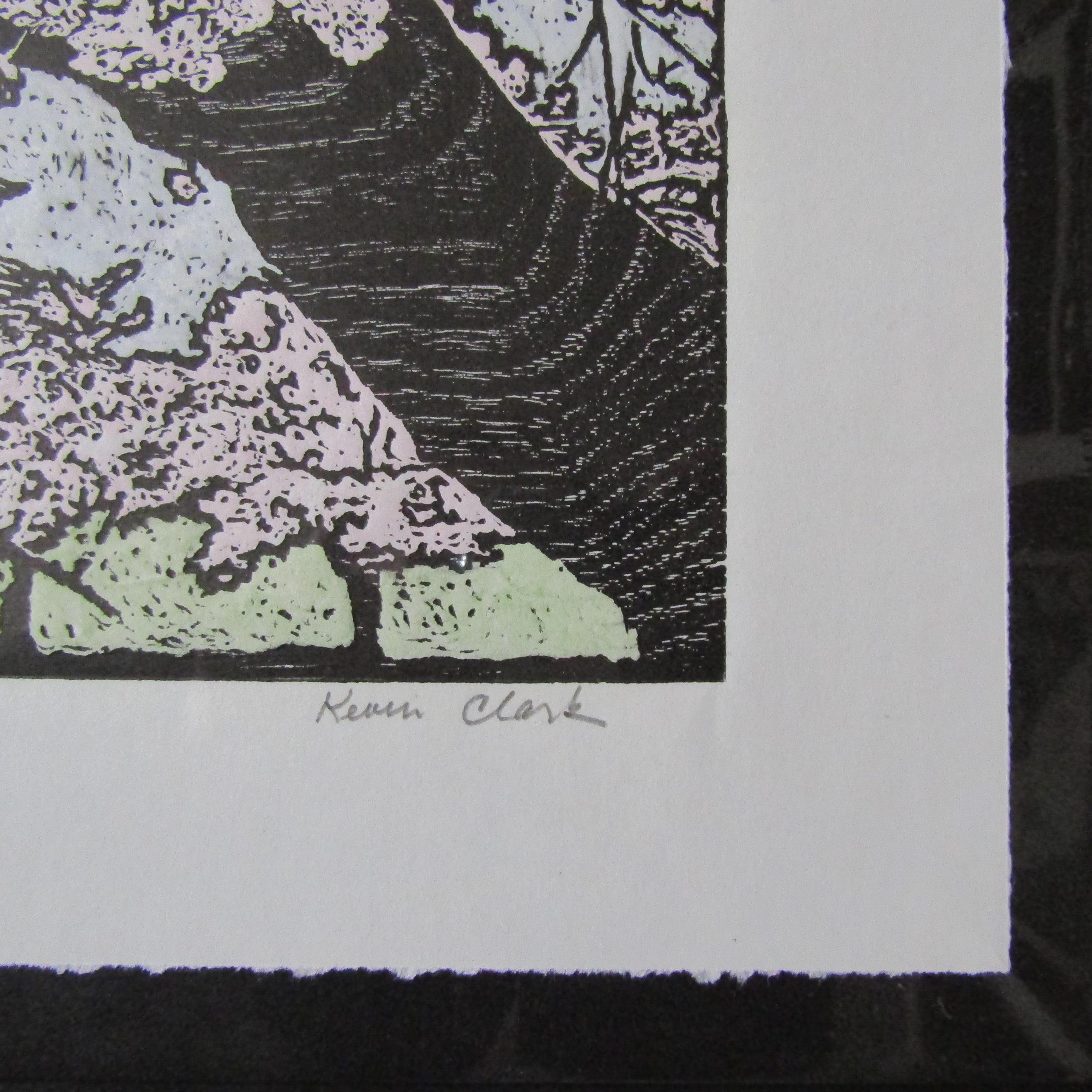 Original Hand Carved Woodblock Print Woodcut Moku Hanga Hirosaki