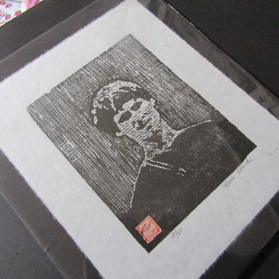 Famous Oregon Woodblock Print Artist Modernist Woodcut Japanese
