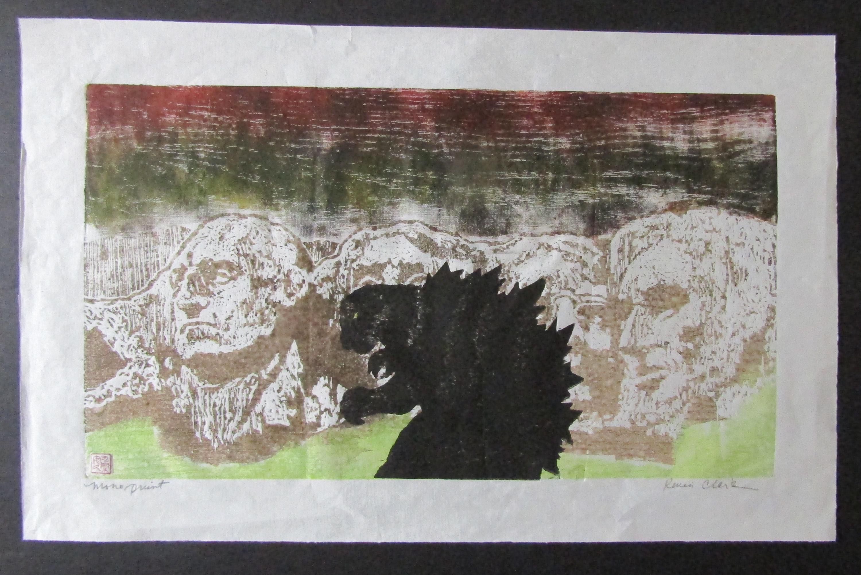 は*い様 RAMA Zenith GMK WoB Moss オークション Godzilla-like Kaiju Monster Mount Rushmore Washington Jefferson