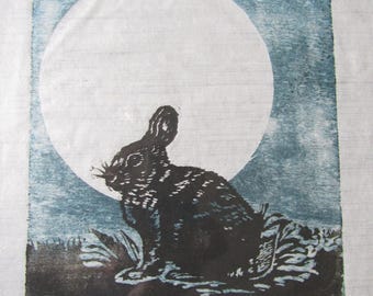 0060【イシイリョウコ】【ロシア】【版画】ウサギ 0060【イシイリョウコ】【ロシア】【版画】ウサギ 0060【イシイ