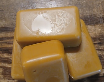 4 1-pound Blocks of Pure Triple Filtered Natural Beeswax from the USA