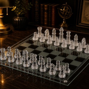 Glass chess - Etsy 日本