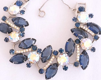 Juliana D&E Blue AB Crystal Rhinestone Bracelet