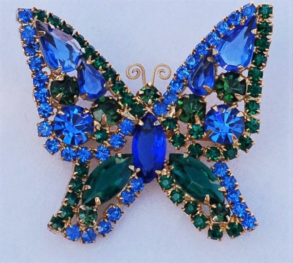 WEISS Capri Blue Emerald Green Butterfly Insect Go
