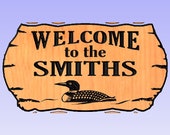 Rustic Squared Oval - Custom Carved Camping Sign