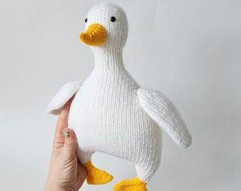 Breipatroon van een gans. Engelse pdf.