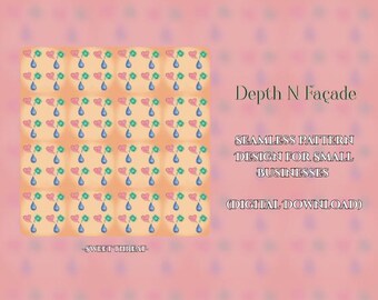 Sweet Treat Seamless Pattern Design for Small Businesses (Digital Download)