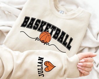 Customizable Basketball Mom Sweatshirt, Game Day Mama Shirt, Team Spirit Apparel