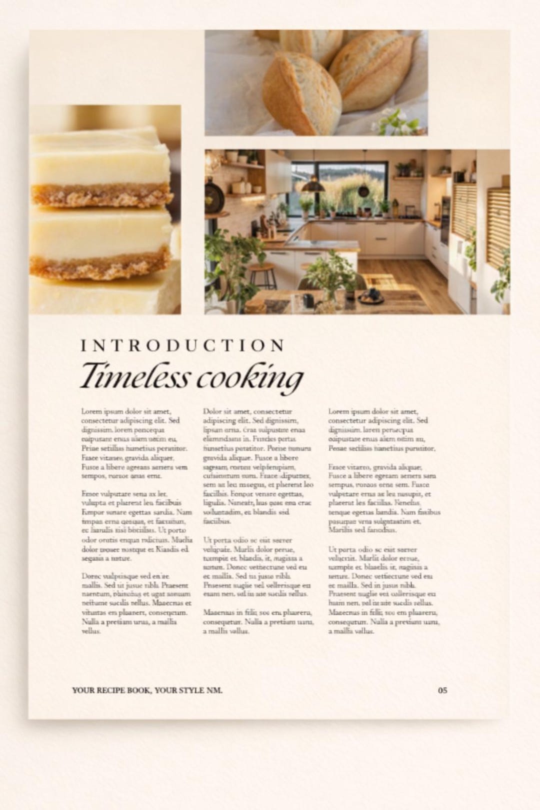 Recipe Book Introduction Page – Editable Canva Template – Modern ...