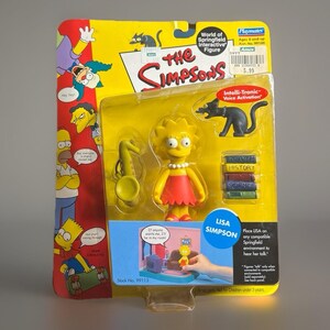 PLAYMATES Os Simpsons Mundo de Springfield Lisa Simpson Onda 1 2000 Lacrada