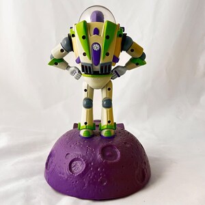 Buzz Lightyear Coin Bank Disney Pixar Toy Story Figure Plastic Dome Helmet Purpl image 5