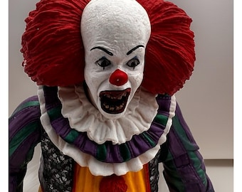 Figura de acción NECA Ultimate Pennywise 1990 IT de 7 pulgadas, Tim Curry, payaso de terror