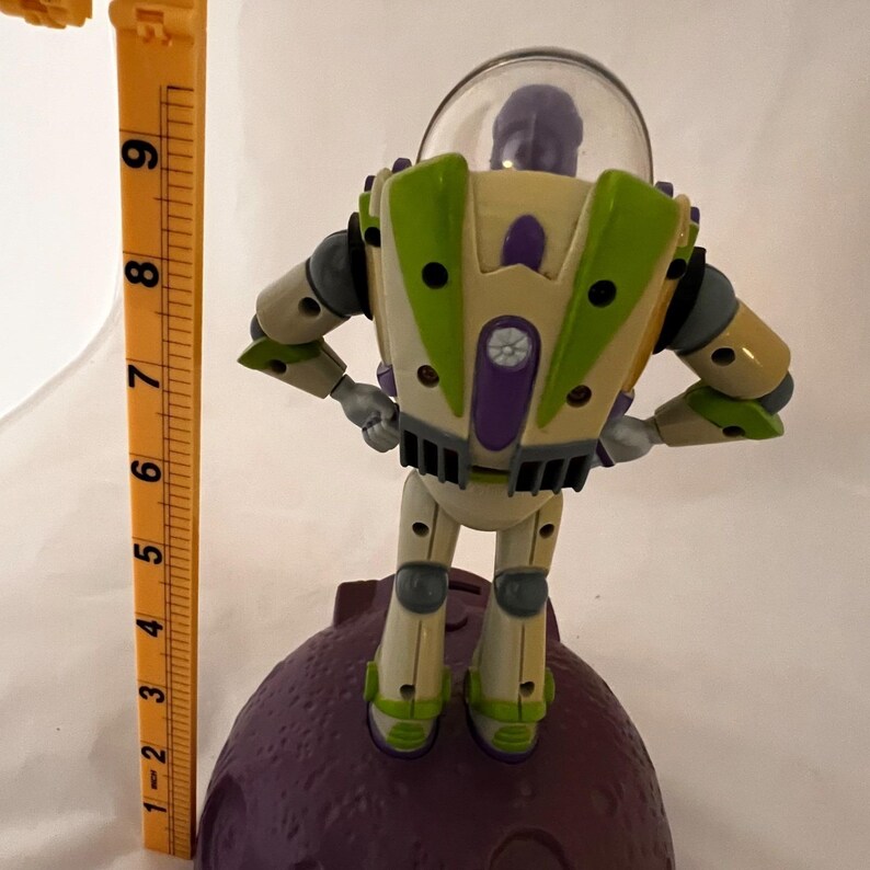 Buzz Lightyear Coin Bank Disney Pixar Toy Story Figure Plastic Dome Helmet Purpl image 7