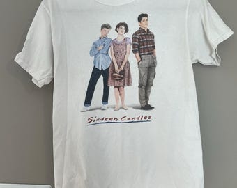 Sixteen Candles Movie T Shirt Women's M White 80s Film Graphic Molly Ringwald