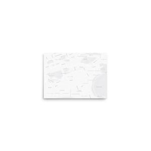 Two Location Map Print | From Here to There | Long Distance Gift | Where We Met Print UK