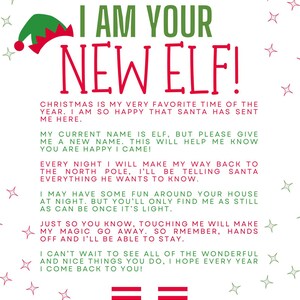 New Elf Alert Printable 8.5x11 Elf Printable New Arrival From the North