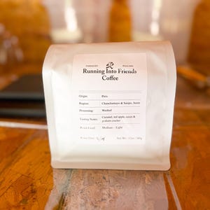 Peru (Roasted to Order) - Single Origin - Medium Light Roast - 12oz bag