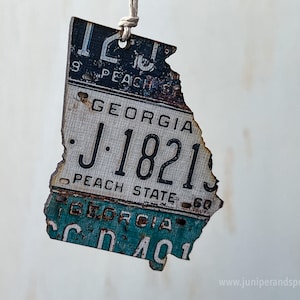 Georgia Handmade Gift For Friend Road Trip Ornament Handmade Christmas Ornament Unique Adventure Georgia Fridge Magnet Travel Georgia Gift