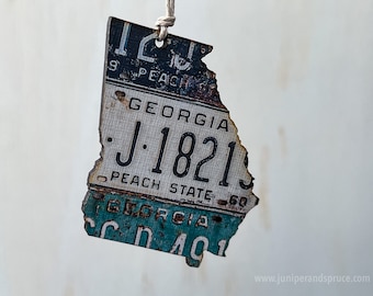 Georgia Handmade Gift For Friend Road Trip Ornament Handmade Christmas Ornament Unique Adventure Georgia Fridge Magnet Travel Georgia Gift