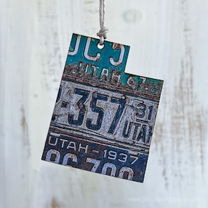 Utah Handmade Gift For Friend Road Trip Ornament Handmade Christmas Ornament Unique Adventure Utah Fridge Magnet Travel Utah Gift