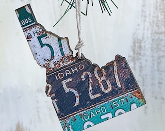 Idaho Handmade Gift For Friend Road Trip Ornament Handmade Christmas Ornament Unique Adventure Idaho Fridge Magnet Travel Idaho Gift