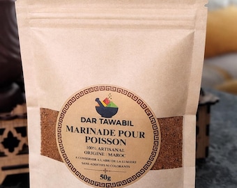 Mélange d'épices "Poisson" - Marinade Artisanale du Maroc - Dar Tawabil - 50g