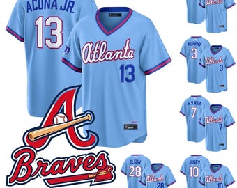 Personalized Atlanta Braves Jersey 2026 City Connect ,Customized Stitched Name & Number Shirt Gift for Men Kids and Baseball Fans