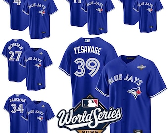 Personalized Toronto BlueJays Royal 2025 World Series Jersey,Customized Stitched Name & Number Shirt Gift for Men Kids and Baseball Fans